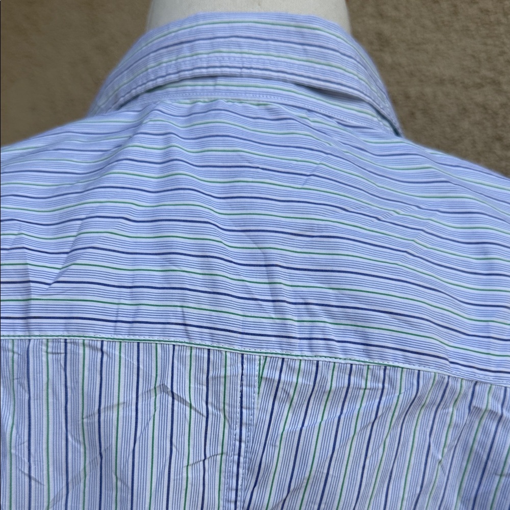 Frank & Eileen Light Blue Striped Shirt - Picture 6 of 9